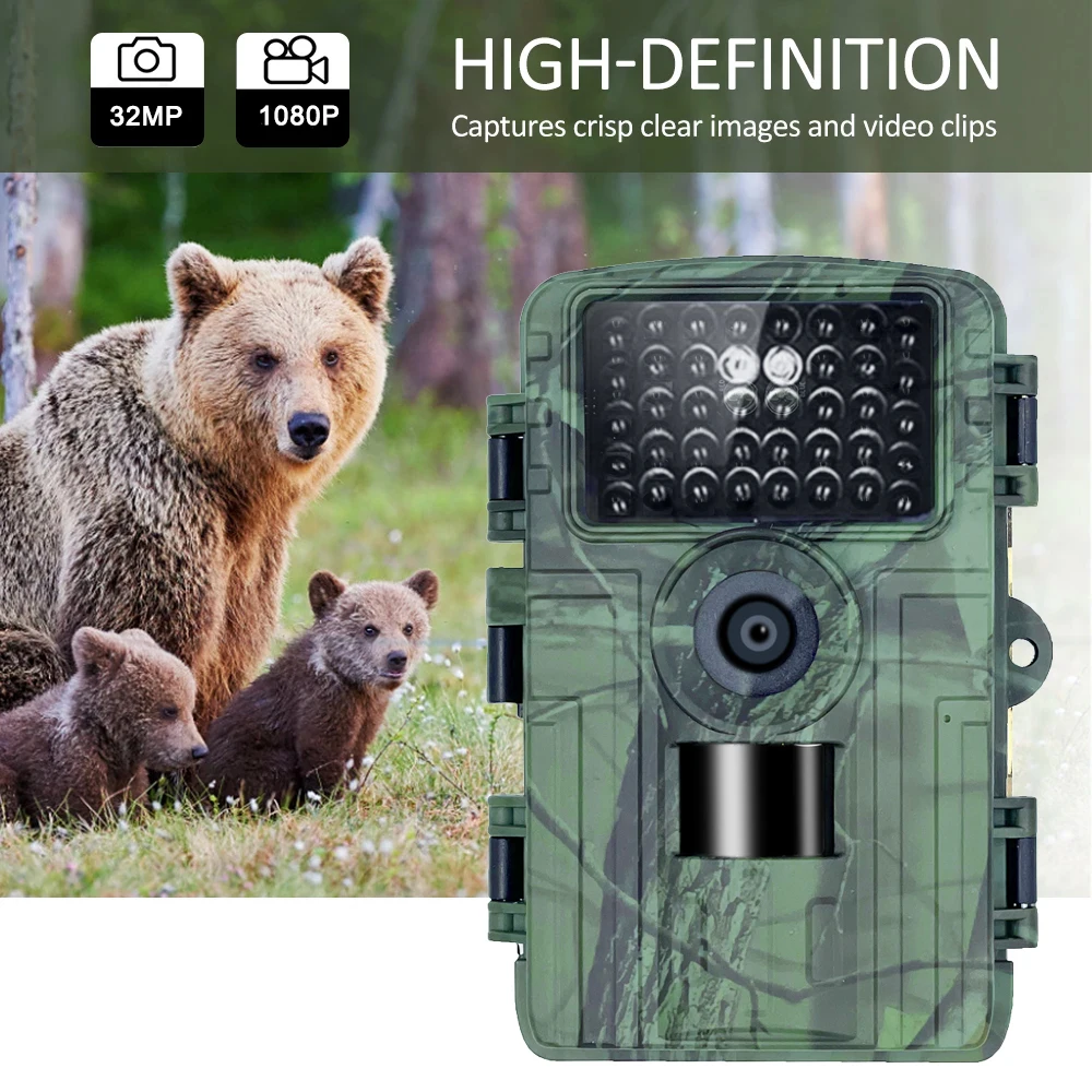 2.7k Hunting Camera Infrared Night Vision Trail Cameras Suitable For
