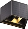 Black ABS Up Down Solar Wall Lamp