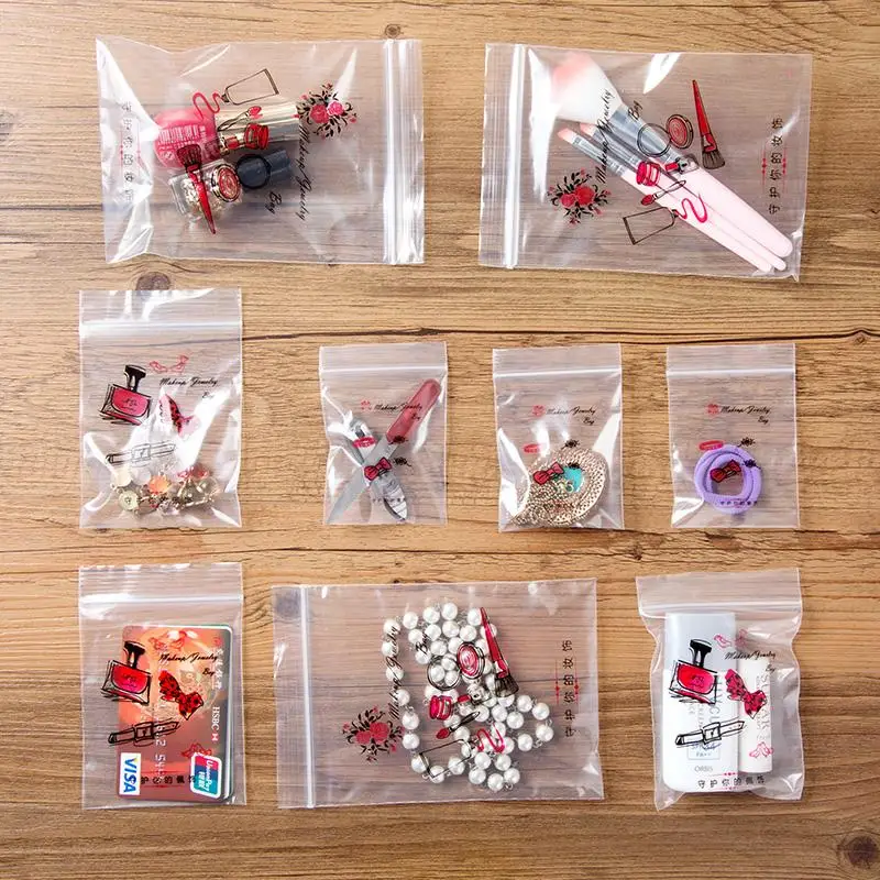 Self-Adhesive Zip Lock Plastic Packaging Bag PE Type Big Size Storage Bags for Clothes Blanket Garment Underwear Ziplock Bags