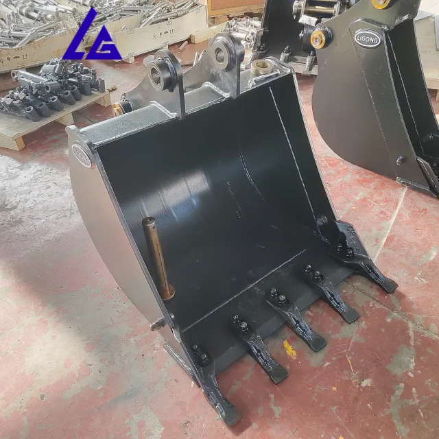 Durable 0.2cbm Backhoe Loader Bucket Standard Bucket with Durable Bucket Teeth