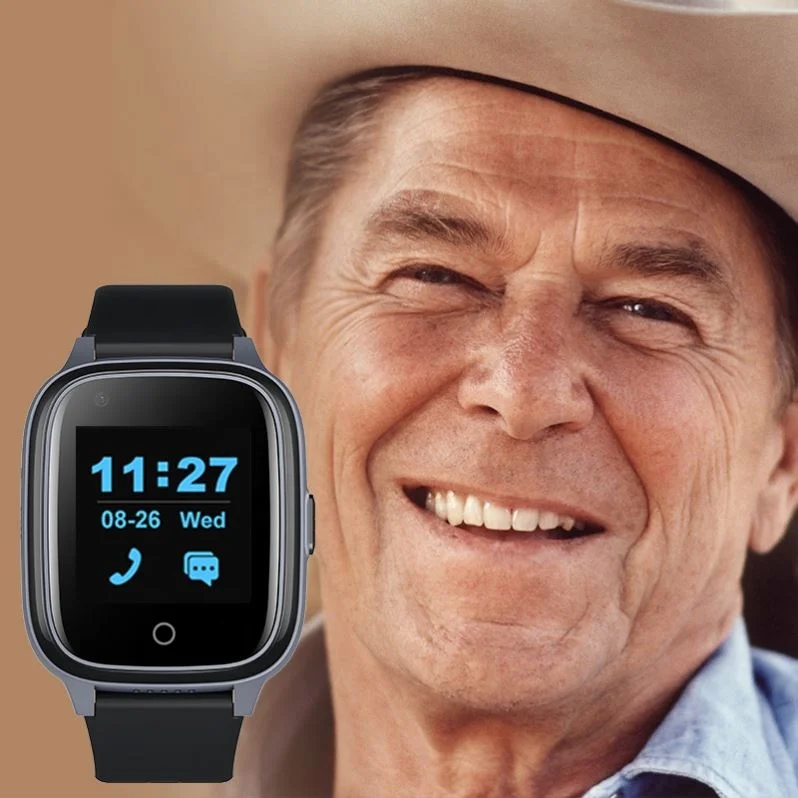 Smart Watch for Old Senior People D32 Factory Price OEM APK Available 4G Smartwatch SOS Emergency Call Fall Alarm Heart Monitor