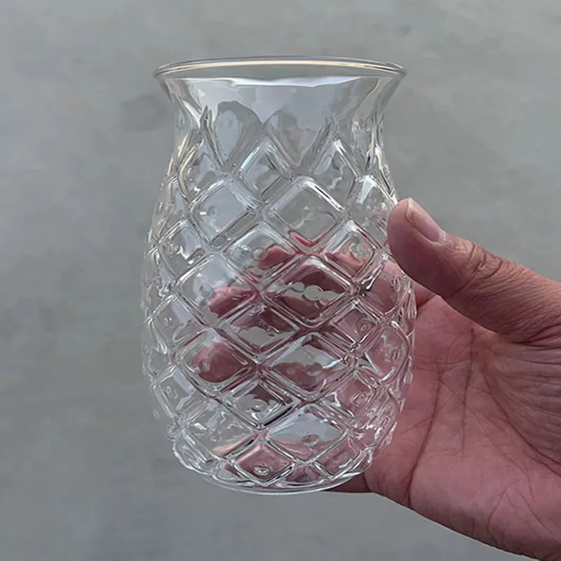 Новое поступление креативные нежные Бокалы из ананасового стекла с узором в виде ананаса