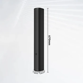 High Sale 2024 CLP425B-M  wholesale waterproof aluminum column speaker 100W for outdoor/ garden