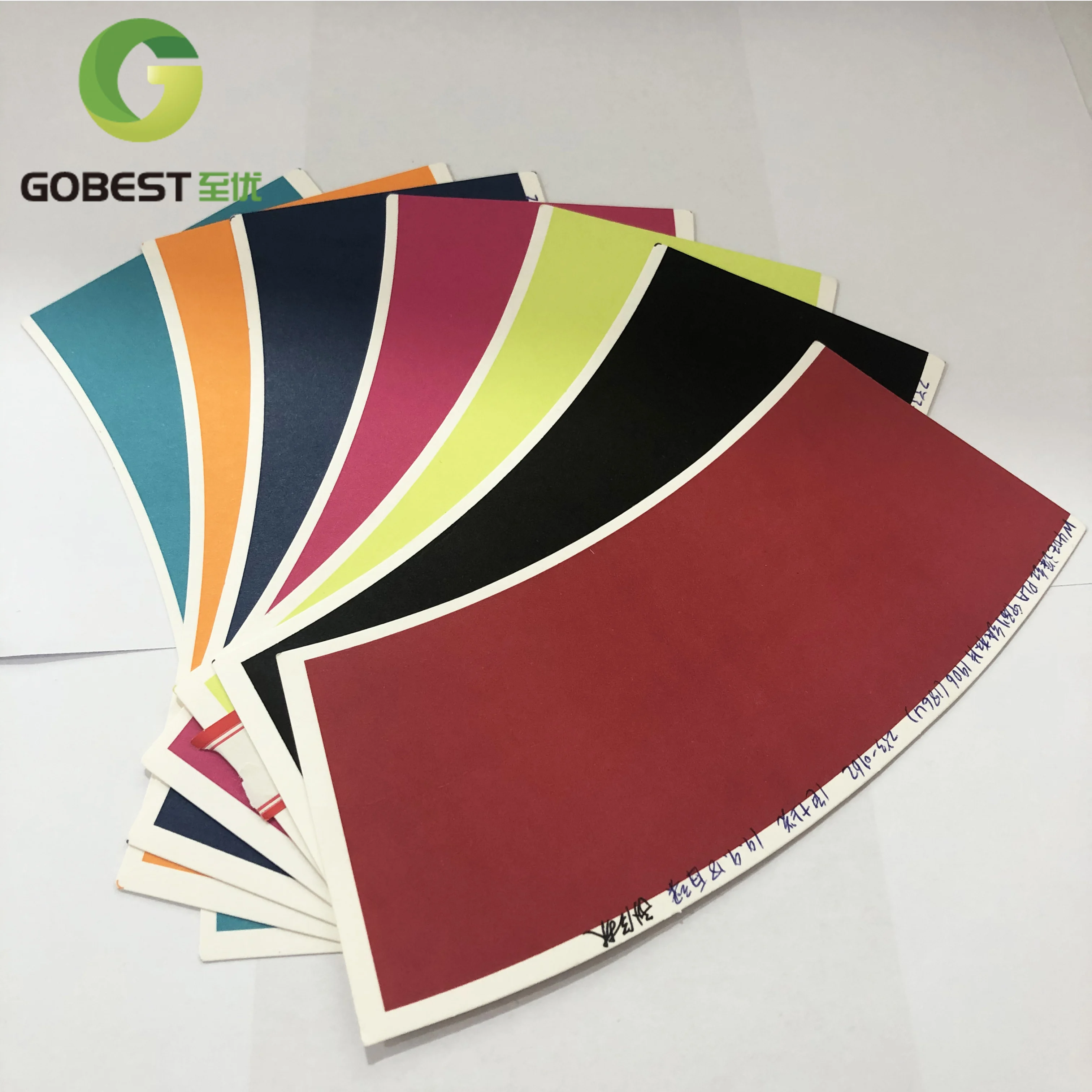 Eco Friendly Flexo Printing Coated PLA Paper Cup Fan Raw Material for Coffee Paper