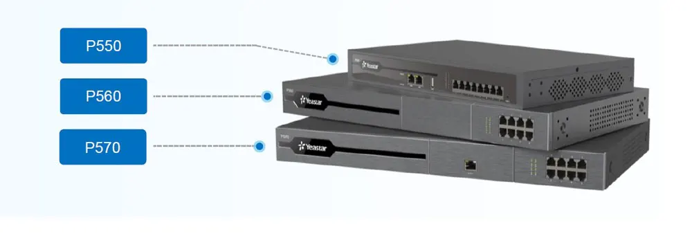 Yeastar P-Series PBX System- Support Video sip conference system IP PBX P550  (P560/P570 Series and modules optional)