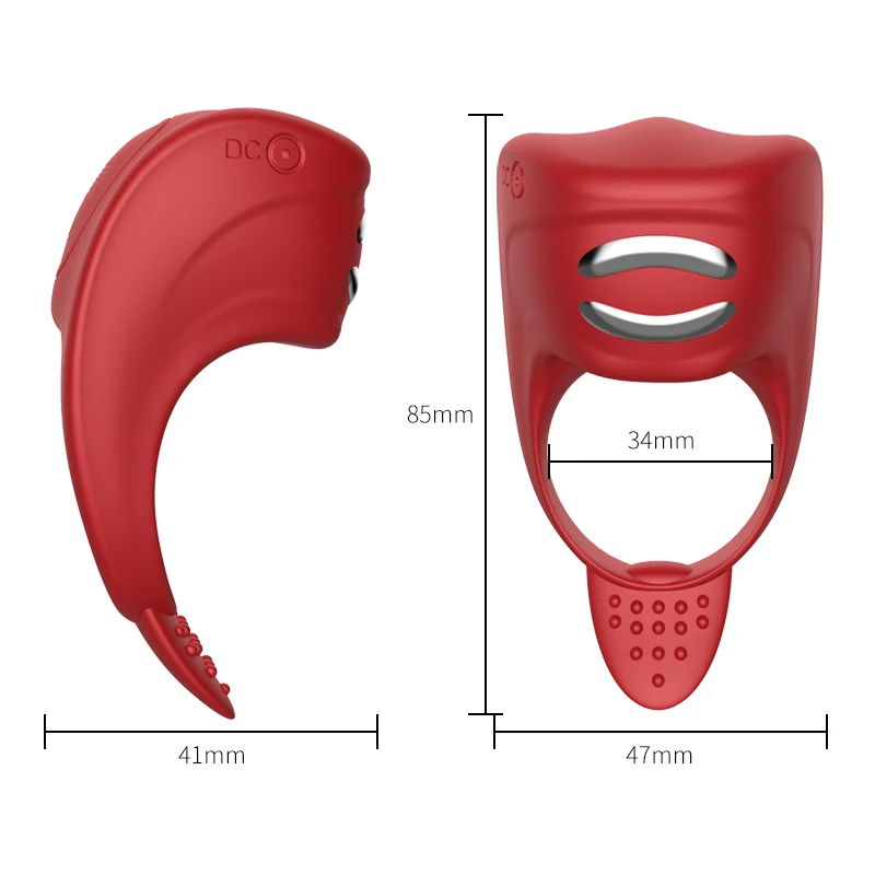 Wireless Remote Control 7 Speeds Frequencies Vibrating Cock Ring Dildo Ring for Man Delay Ejaculation