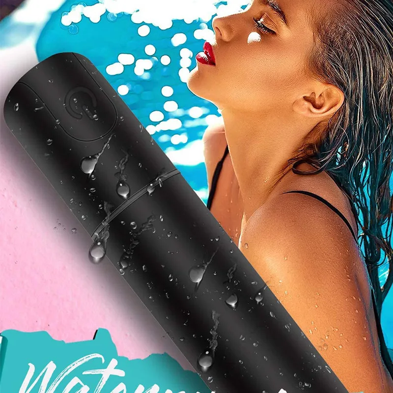 Waterproof egg vibrator demonstrating water resistance capabilities