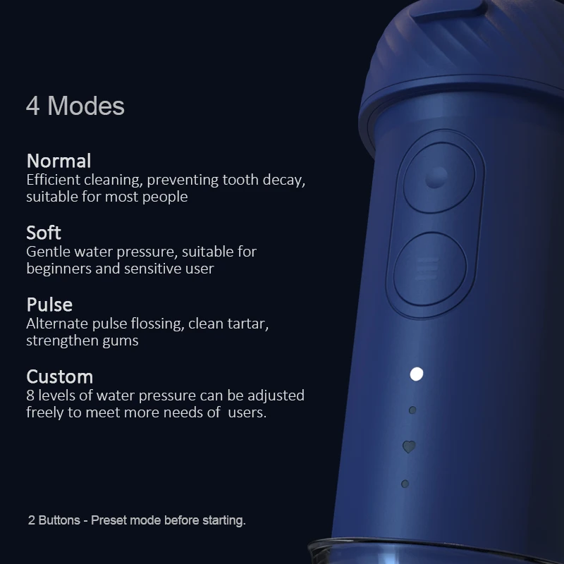 RISUNTECH Portable Oral Irrigator Tooth Cleaner Upgrade Dental Electric Wholesale Water Flosser Oral Irrigator