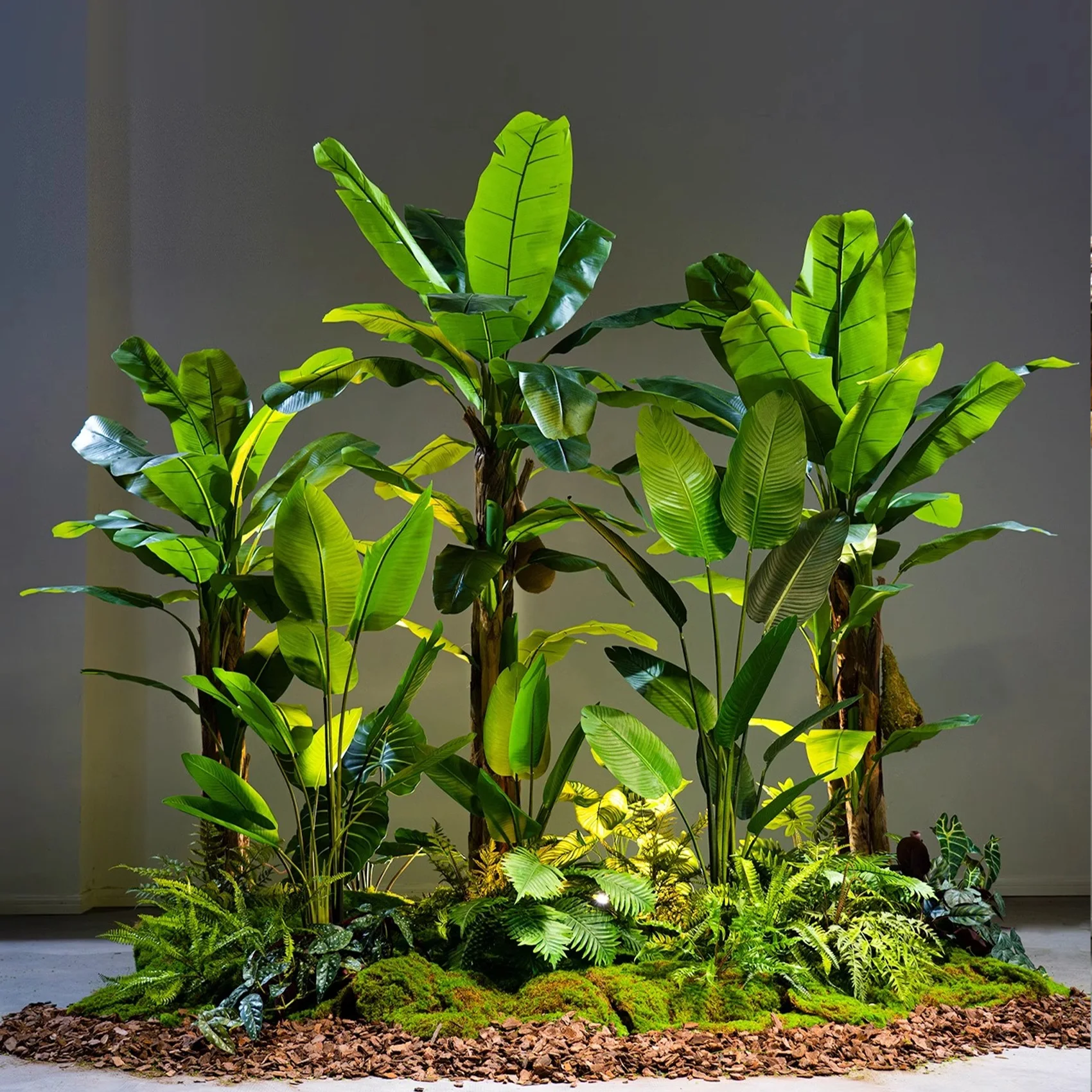 Factory Customized Large 3M High Green Artificial Pine Cypress Bonsai Trees Indoor Outdoor Hotel Landscape Office Plastic