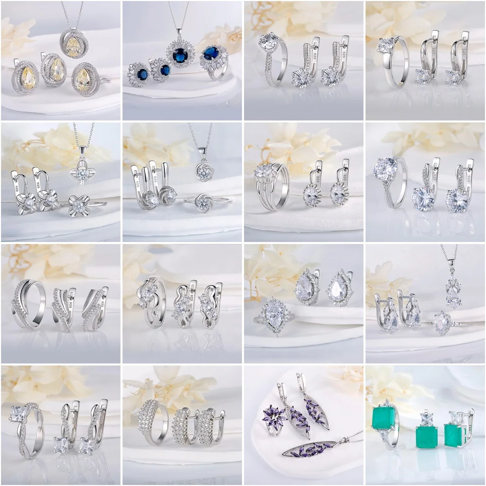Silver Sale925 商品 9925 Sterling Silver Jewelry Sets - Custom Import from China