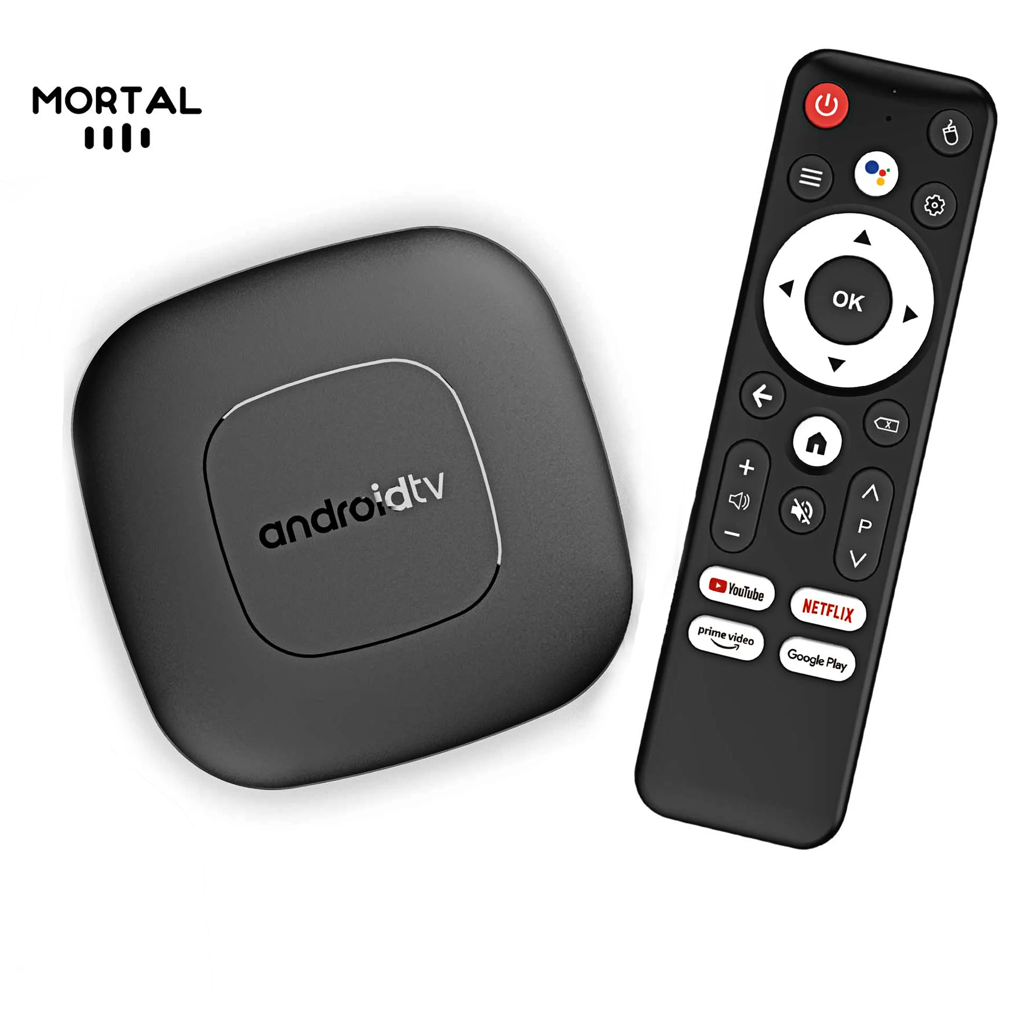 Mortal T1 5G WiFi Android 13 Smart TV Box - 4K H.265 Quad-Core