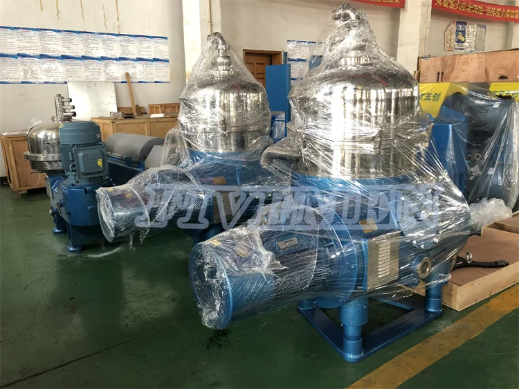 3 Phase Disc Stack Machine Oil Water Centrifuge for Vegetable Oil Water Separation