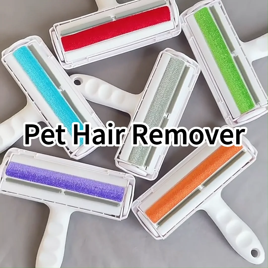 Dog & Cat Fur Remover With Selfcleaning Base Pet Lint Roller Pet Hair