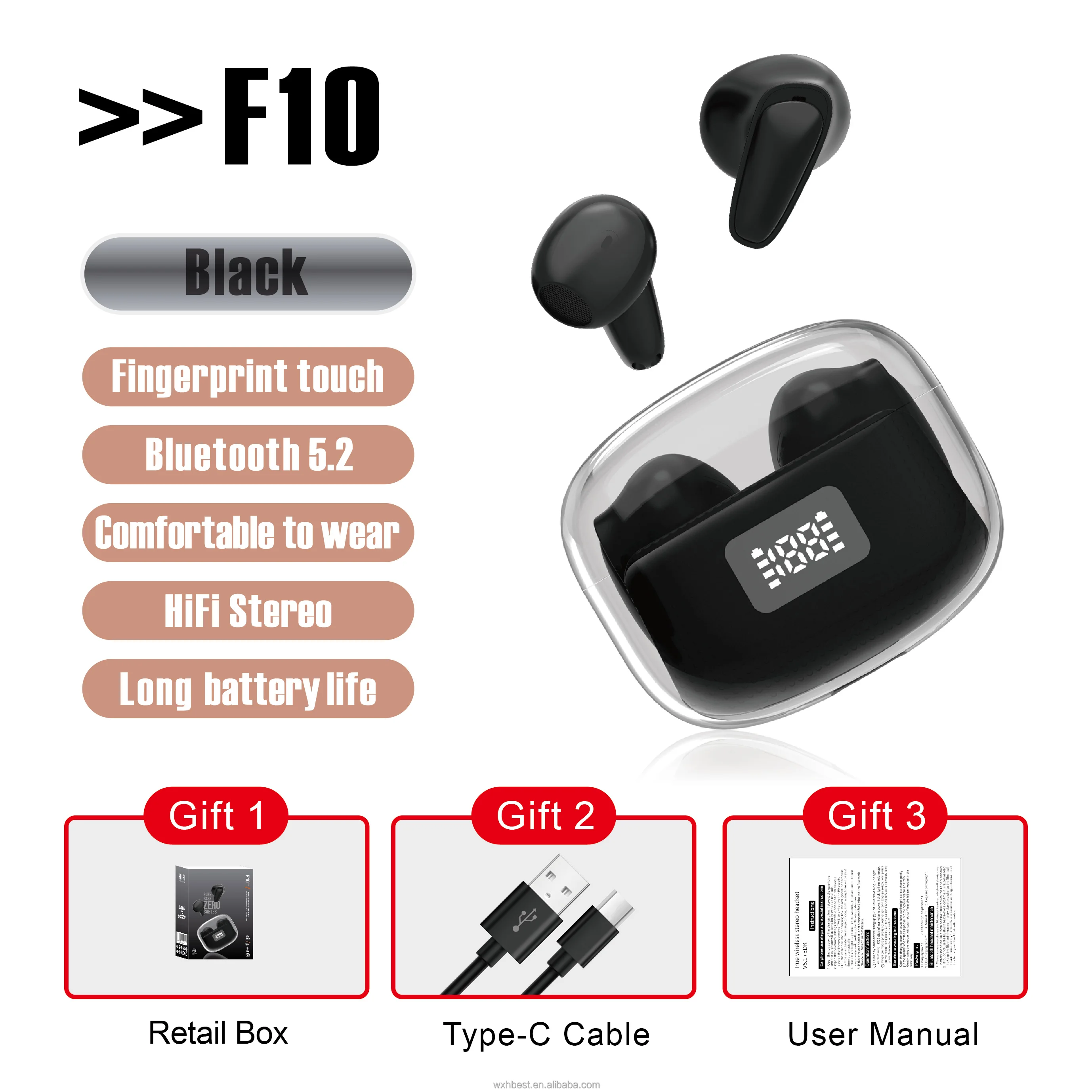 Wireless Bluetooth Focuspower Earbuds Focus Power Mini Wireless