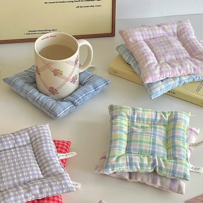 Korean Style Cup Mat Mug Cushion - Eco-Friendly Coasters