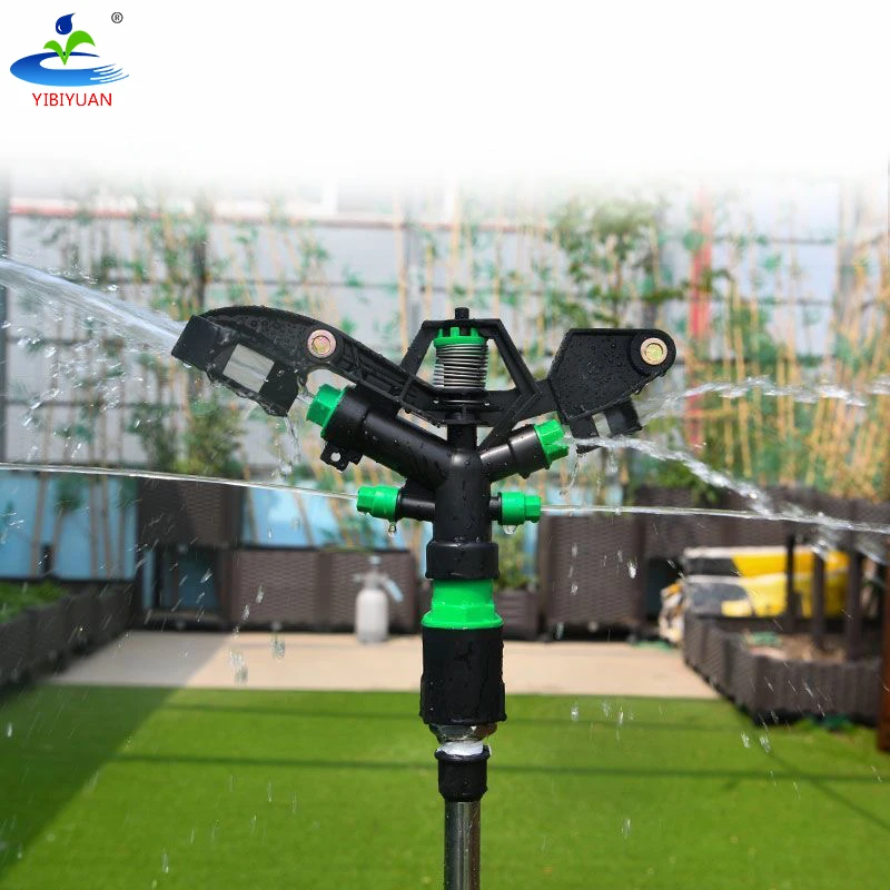 Automatic Grass Lawn Sprinkler on Spike 1/2 Inch Plastic Garden Sprinkler