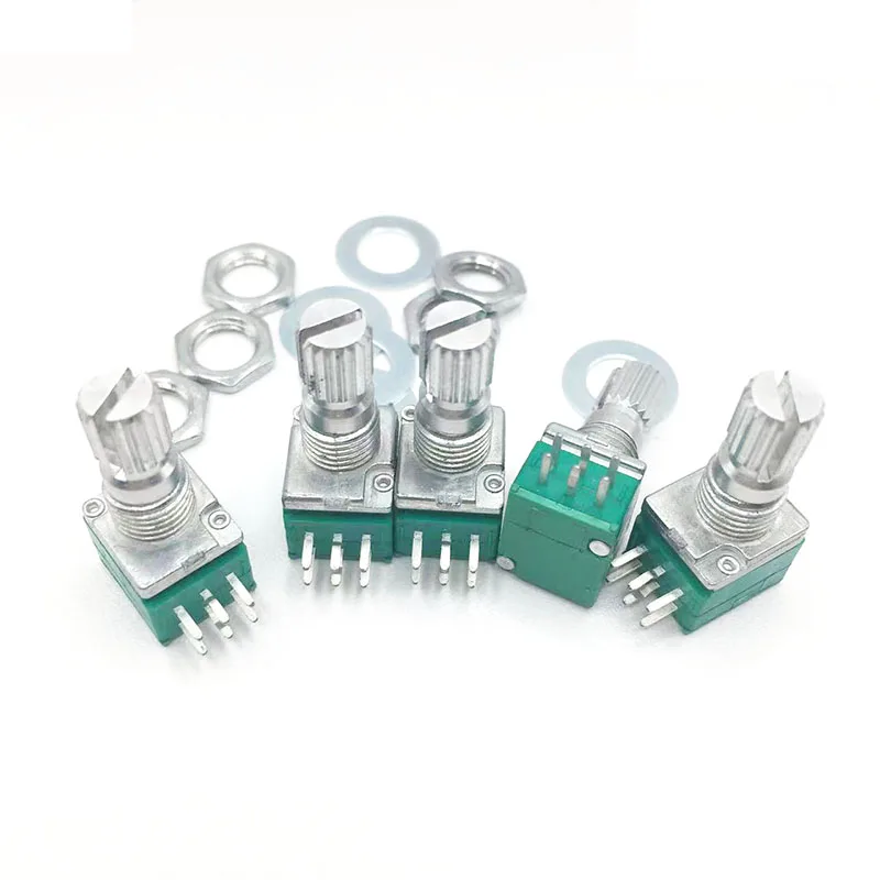 9mm Rotary Dual Potentiometer B103 Potentiometer 1k 2k 5k 10k 50k 100k