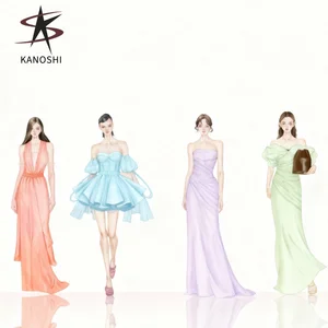 Made in China ODM Brand Logo Small Orders Designer Custom Premium Clothes Manufacturers Fashion Clothing Women Party Dress