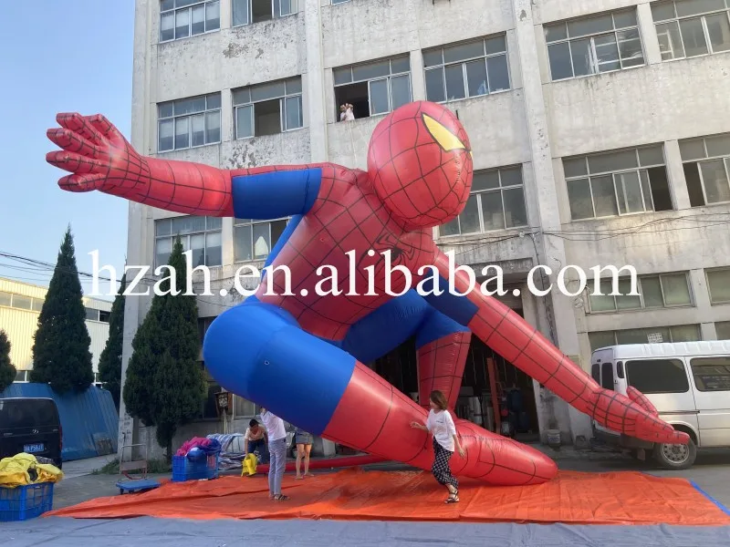 Giant Marvel Hero Character Model Inflatable Spiderman Balloon for Theme Party Decoration