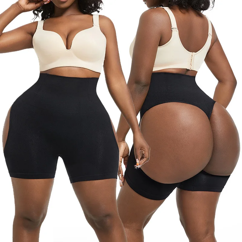 High Waist Tummy Control Shorts Sexy Butt Lifting Plus Size Shaping Waist Tightening Sho detail