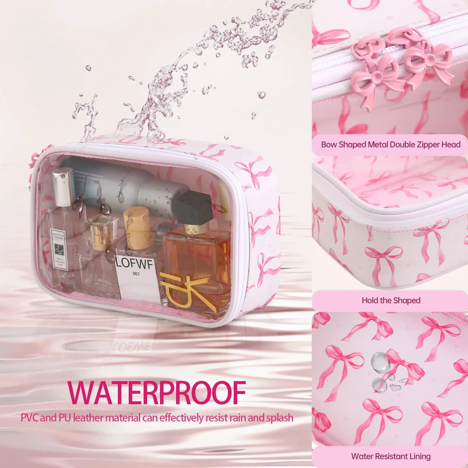 Small Clear Makeup Bag