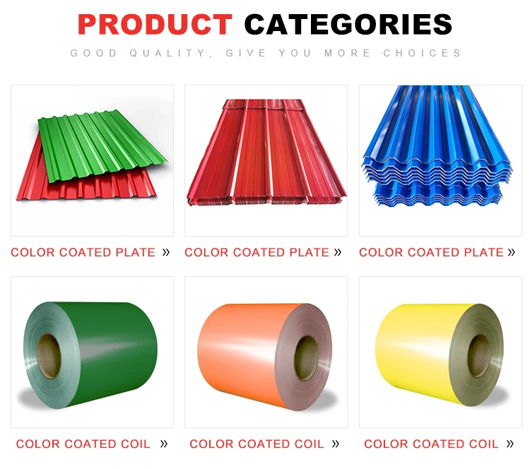 24 26 Gauge Corrugated Steel Roofing Sheet Color Coated Steel Galvanized Steel Sheet Corrugated
