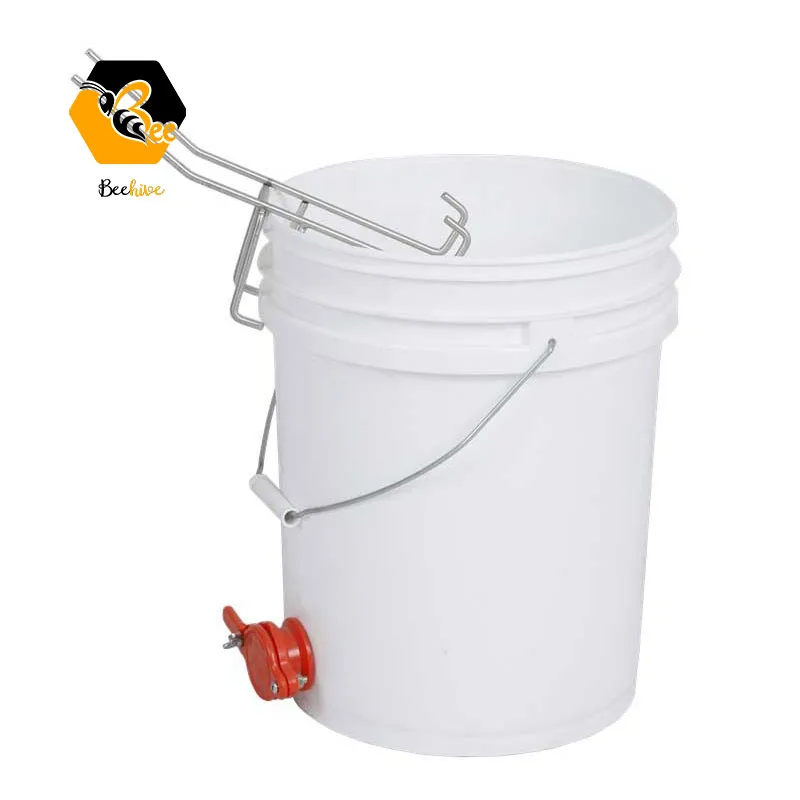 Plastic Honey Bucket With Honey Gate For Beekeeping 5 Gallon 25l 20l