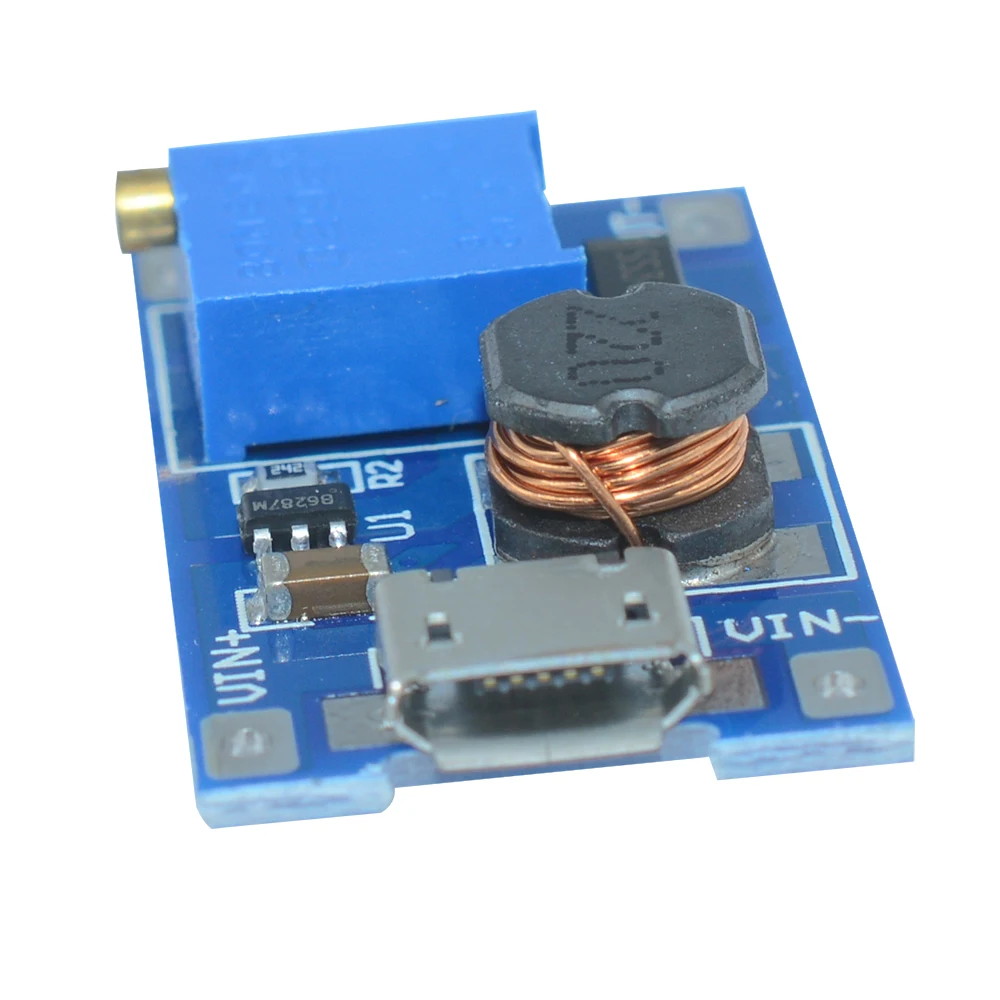 MT3608 DC-DC Макс выход 28В 2A повышающий конвертер усилитель модуль источника питания с Boost доска для