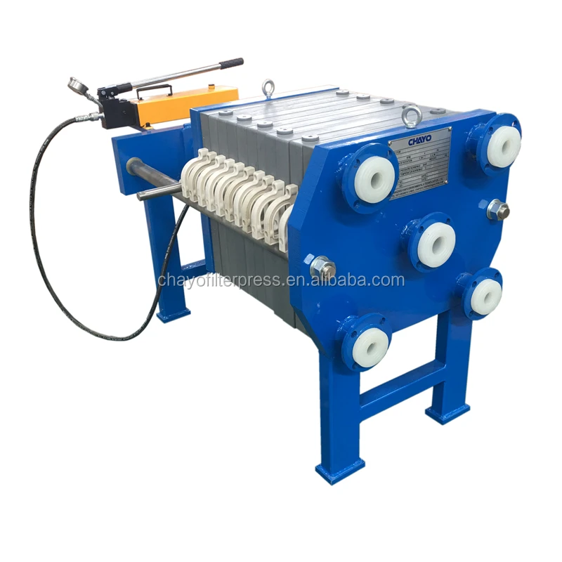 China High Quality Small Diaphragm Filter Press Maple Syrup Small Filter Press Machine