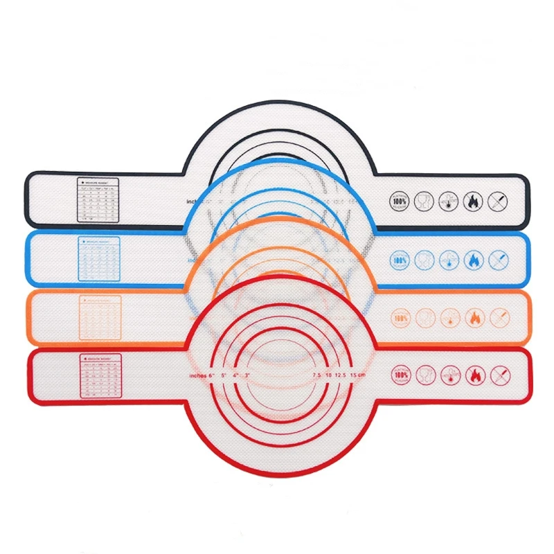 Tapis à Pain En Silicone - Lot De 2, Pour Four Dutch Oven, Antiadhésif, Réutilisable, Résistant à 250°C, Avec Poignée