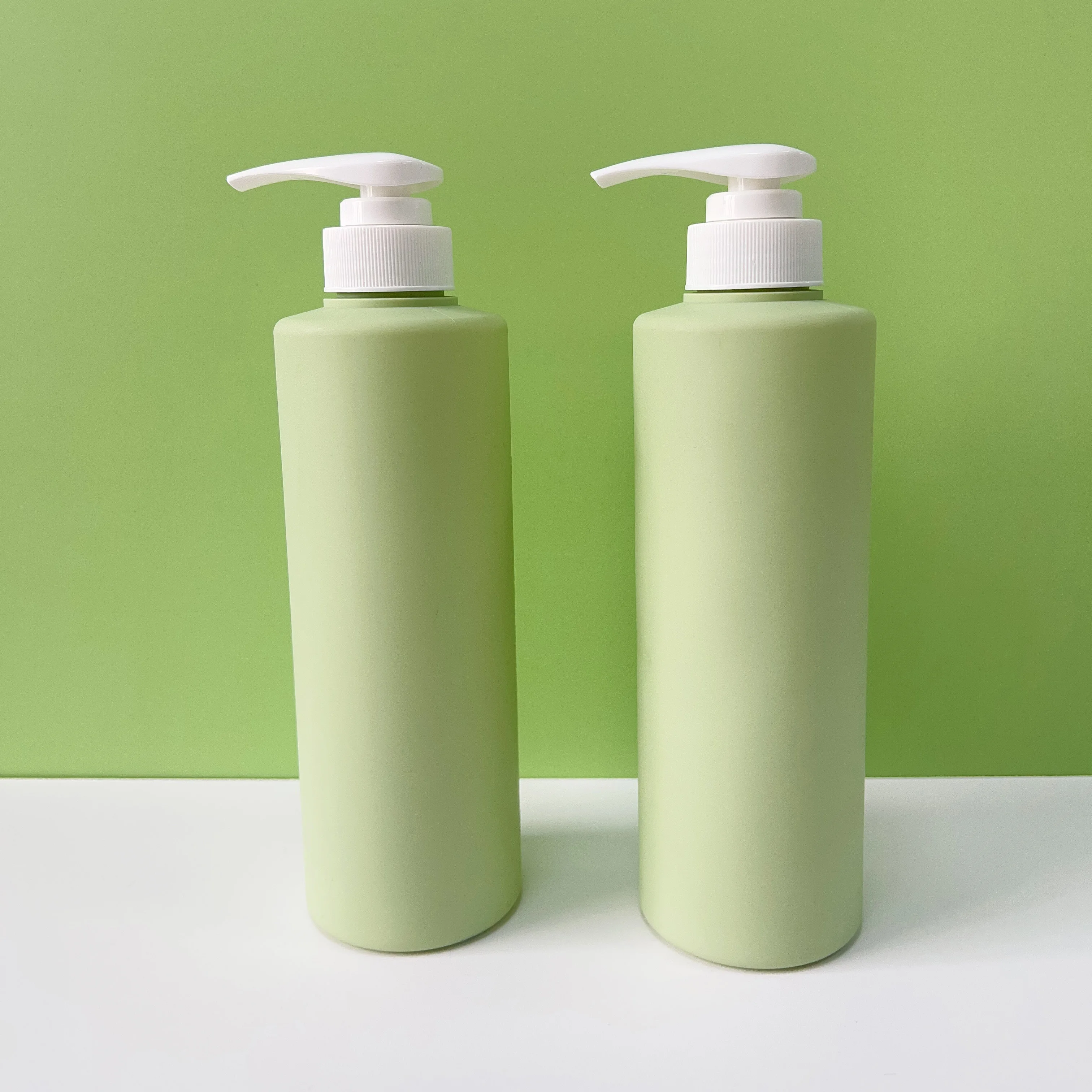 500ml HDPE Plastic Cosmetics Portable Bottle Shampoo Clear Shampoo Container Plastic Bottle