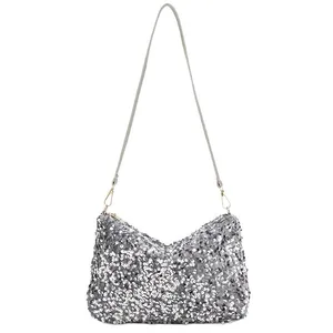 custom logo A Versatile Casual and Fashionable Woman's 2026 New Crossbody Bag a Stylish Sequined Single-shoulder Bag and a Unique Ins