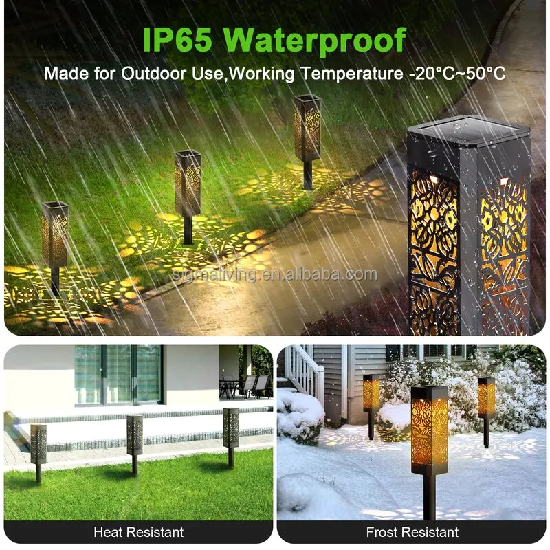 New arrival battery powered integrated LED light waterproof outdoor garden solar light