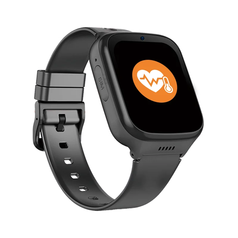 CT30PRO Touch Screen Waterproof Heart Rate Sleep Monitor SOS Video Call Elder GPS Smart Watch