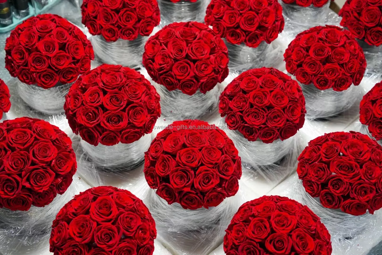 Wholesale Everlasting Rosas Preservadas Eternal Immortal Peony Flower ...