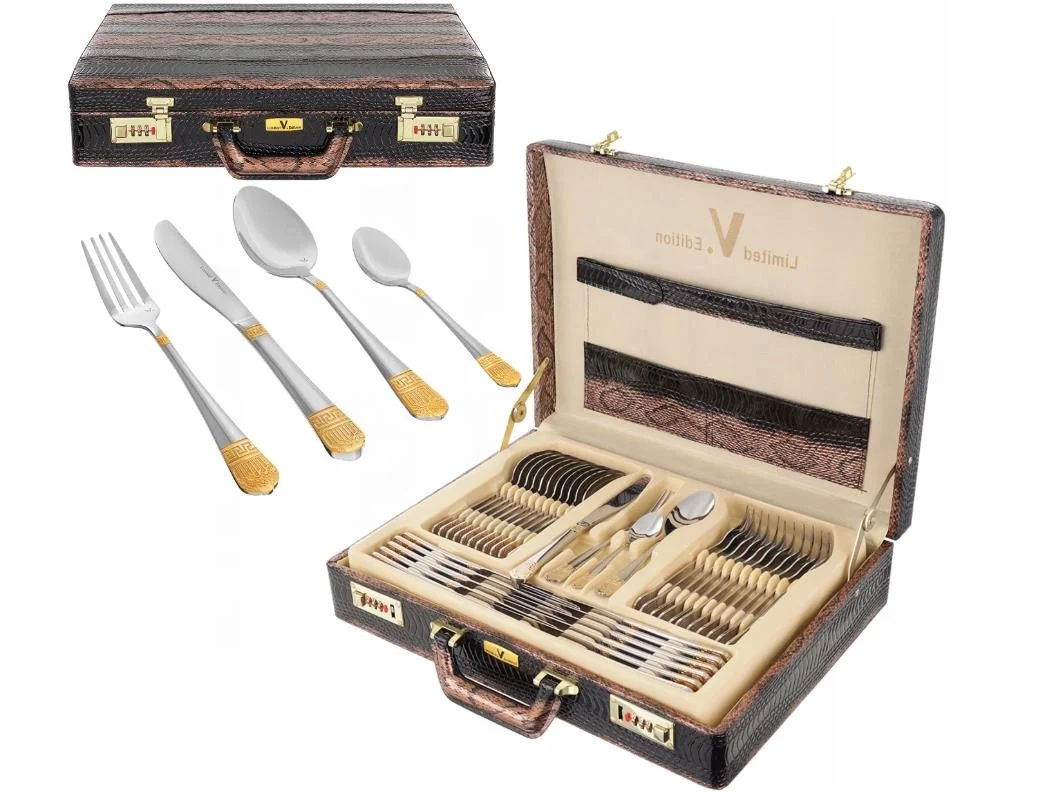 Set de Cubiertos Settecento Bronce 24 Pzs - ITALGLO S.R.L.