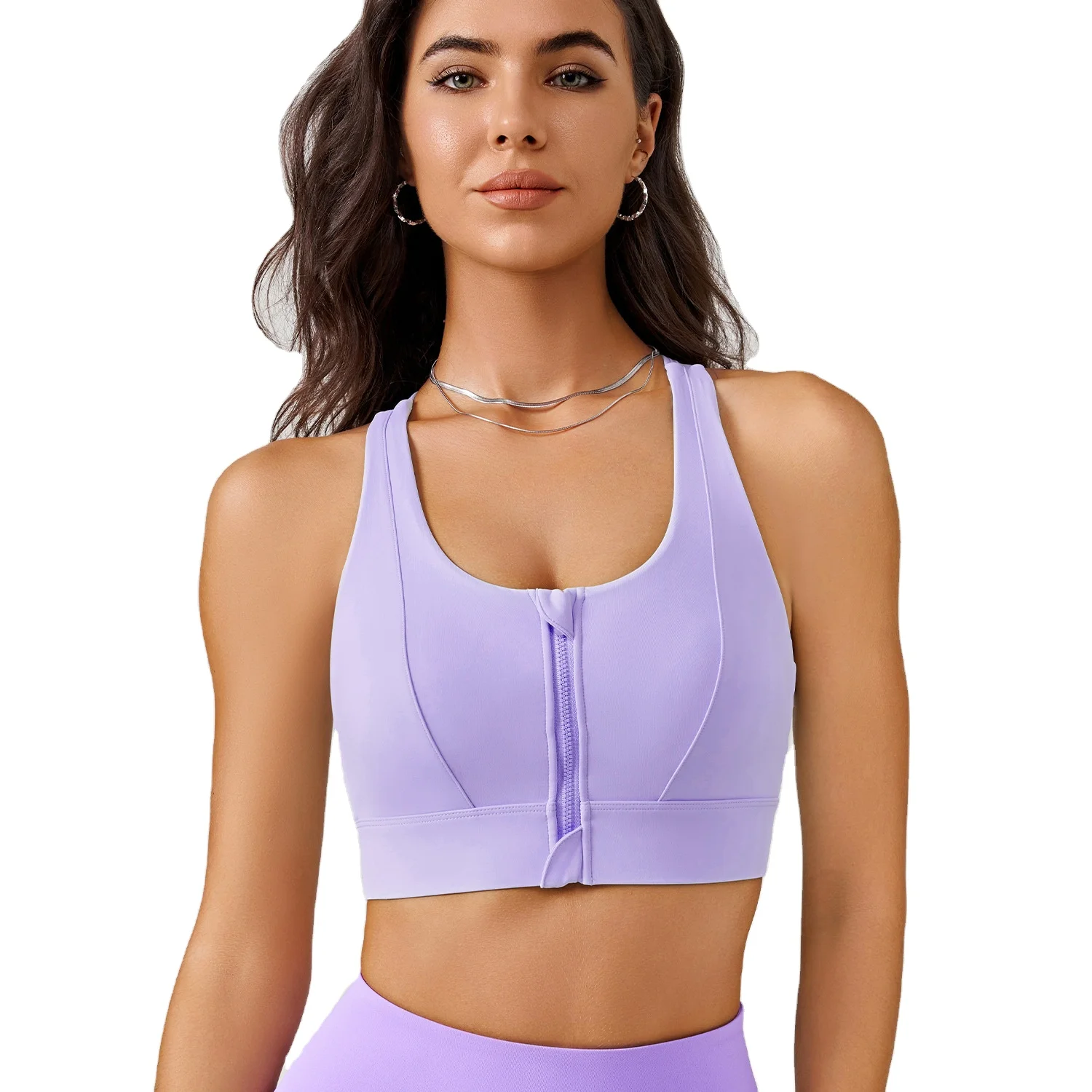 Beautiful Back High-Strength Shockproof Running Vest Integrated Sports Yoga Clothing Fro preview