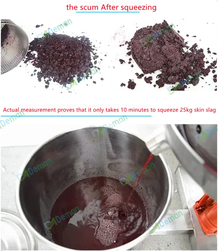 50l Grape Juice Hydraulic Press Blueberry Grape Juicer Presser