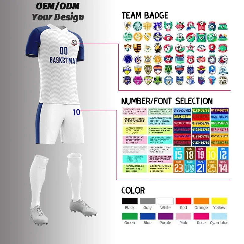 Alibaba.com: Free sample, custom soccer kit with quick-dry digital printing; ideal for men's ...
