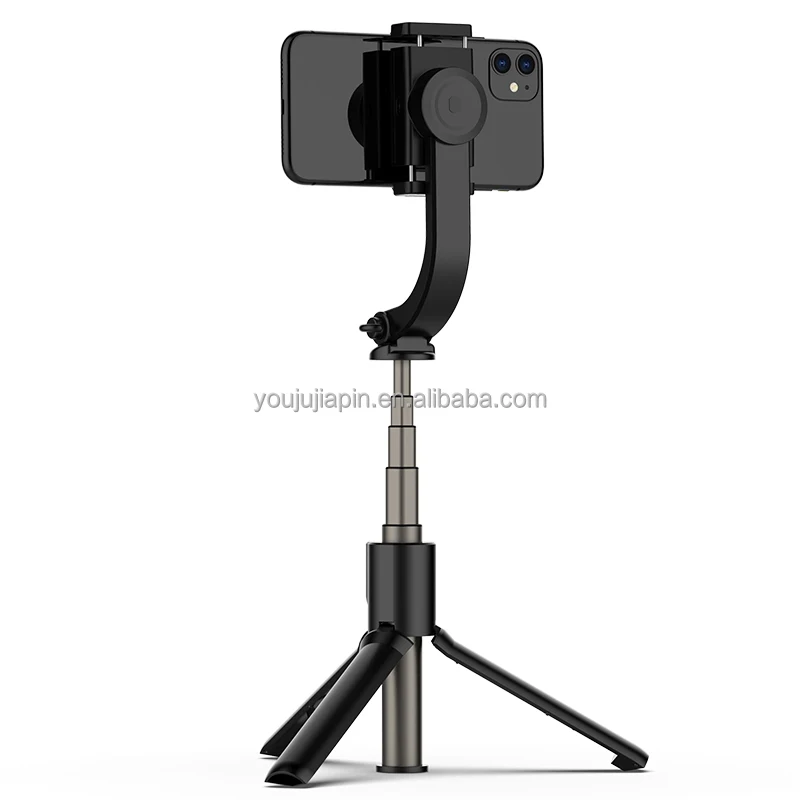 H5 Single Axis Gimbal Stabilizer Handheld Smartphone Gimbal and Tripod Shoot  Anti Shake Video Record Mobilephone Stabilizer