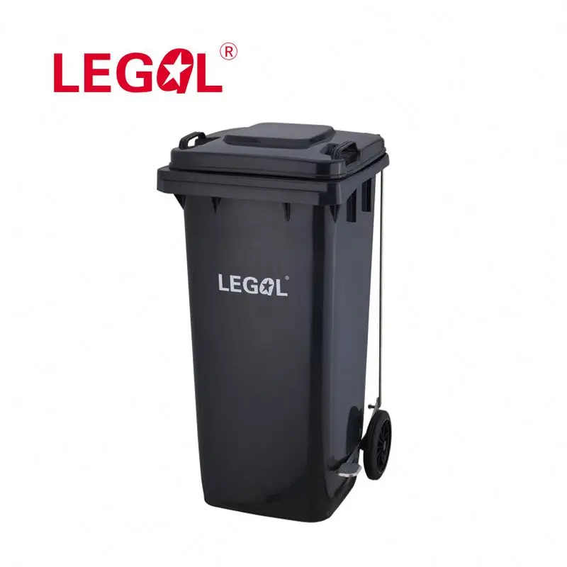 Золотистый производитель 96 галлонов мусорный бак basura de calle 96 галлонов мусорный бак с колесами