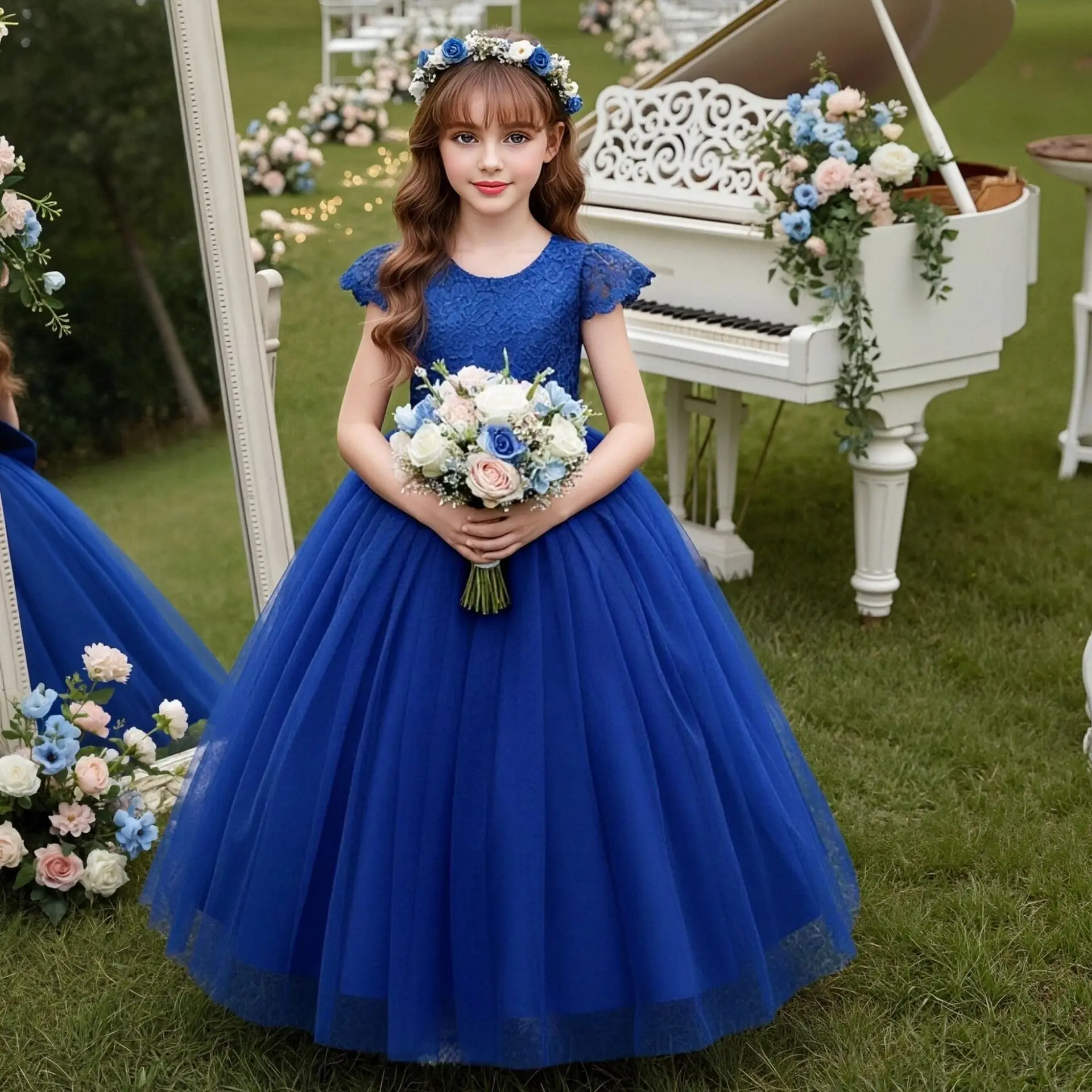 Korean Style Lace Princess Dance Big Girl Evening Dress Fashion Backless Kid Prom Birthday Dresses Flower Girl Wedding Gown| Alibaba.com Korean Style Lace Princess Dance Big Girl Evening Dress Fashion Backless Kid Prom Birthday Dresses Flower Girl Wedding Gown| Alibaba.com