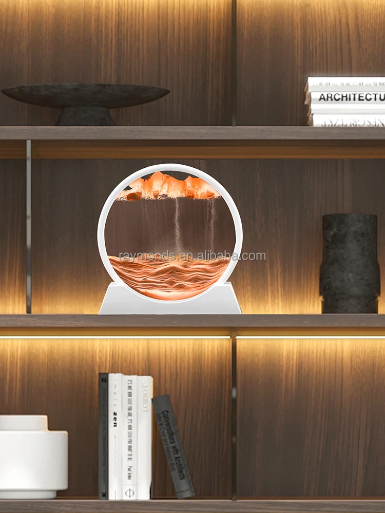 2022 Hot Selling Home Decor Item Round 3d Moving Sand Art Picture Buy