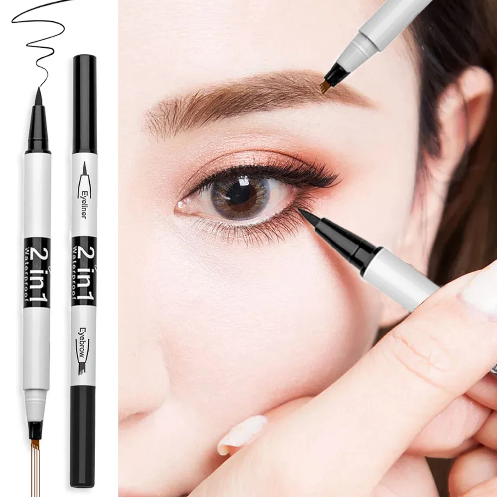 Новое поступление бровей Карандаши для губ. водостойкие карандаши 3D стереоскопический жидкости в четырех цветах Head эскиз линию бровей Карандаш для макияжа