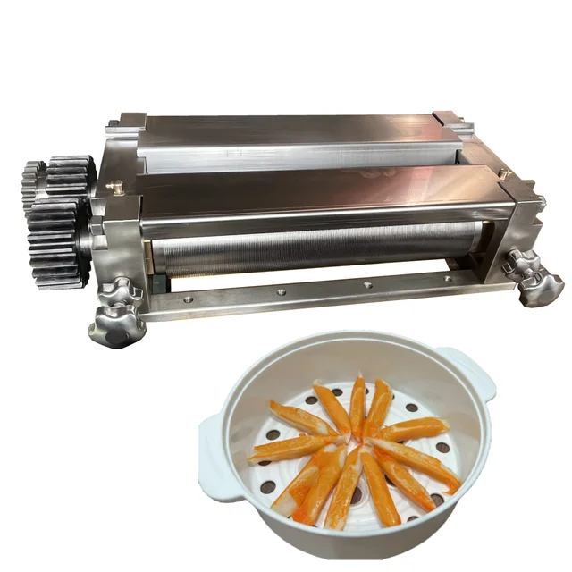 Factory Price Stainless Steel Surimi Sheet Slitter for Crab Stick of Seafood Processing Machine