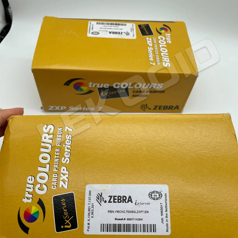 Zebra ZXP7 Color Ribbon - 800077-742EM - YMCKO - 750 Prints