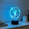 Black multi-color base with plug-in function
