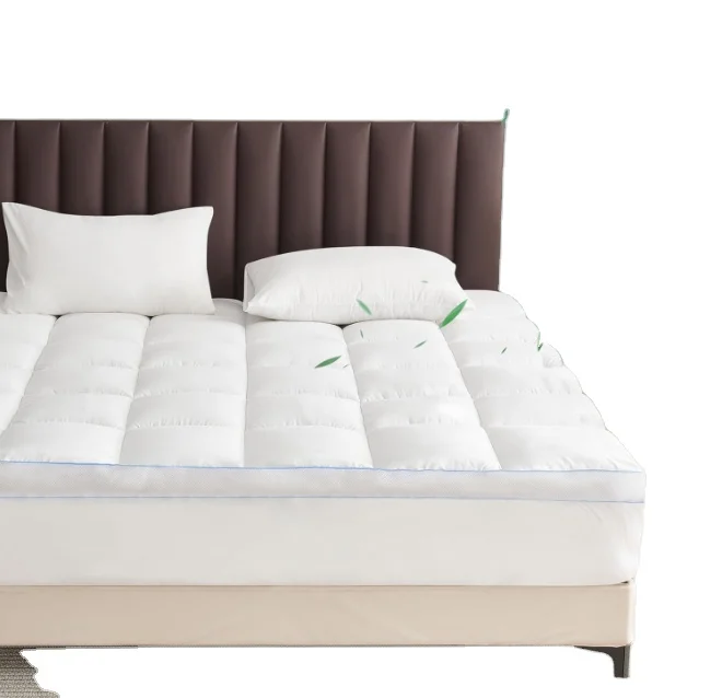 Luxury Bedding Queen Mattress Topper, Washable Hypoallergenic 1000GSM 5cm Thick with Elastic Deep Pocket