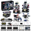 Robot de guerre super puissant 5-en-1 avec écran numérique et télécommande.
