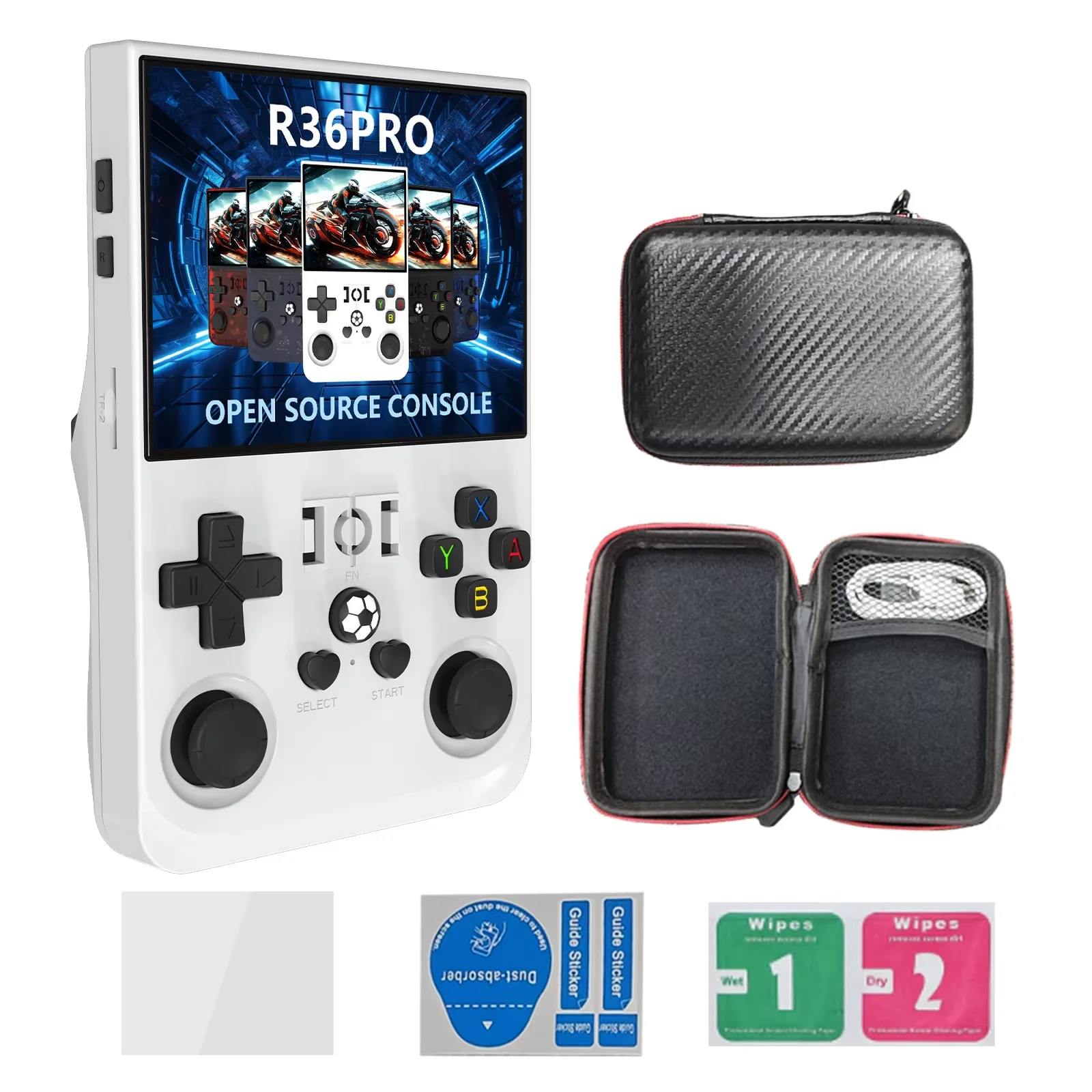 R36Proハンドヘルドレトロゲームコンソール640*480解像度3.5